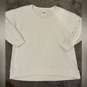 Aerie White Crewneck
